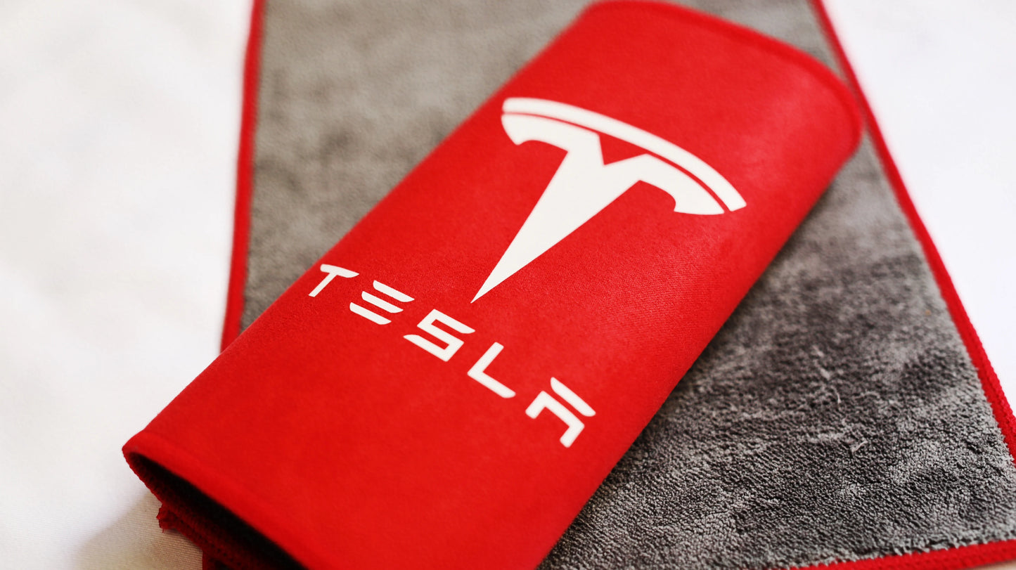 Microfiber Cleaning Towel for Tesla - Pack of 3